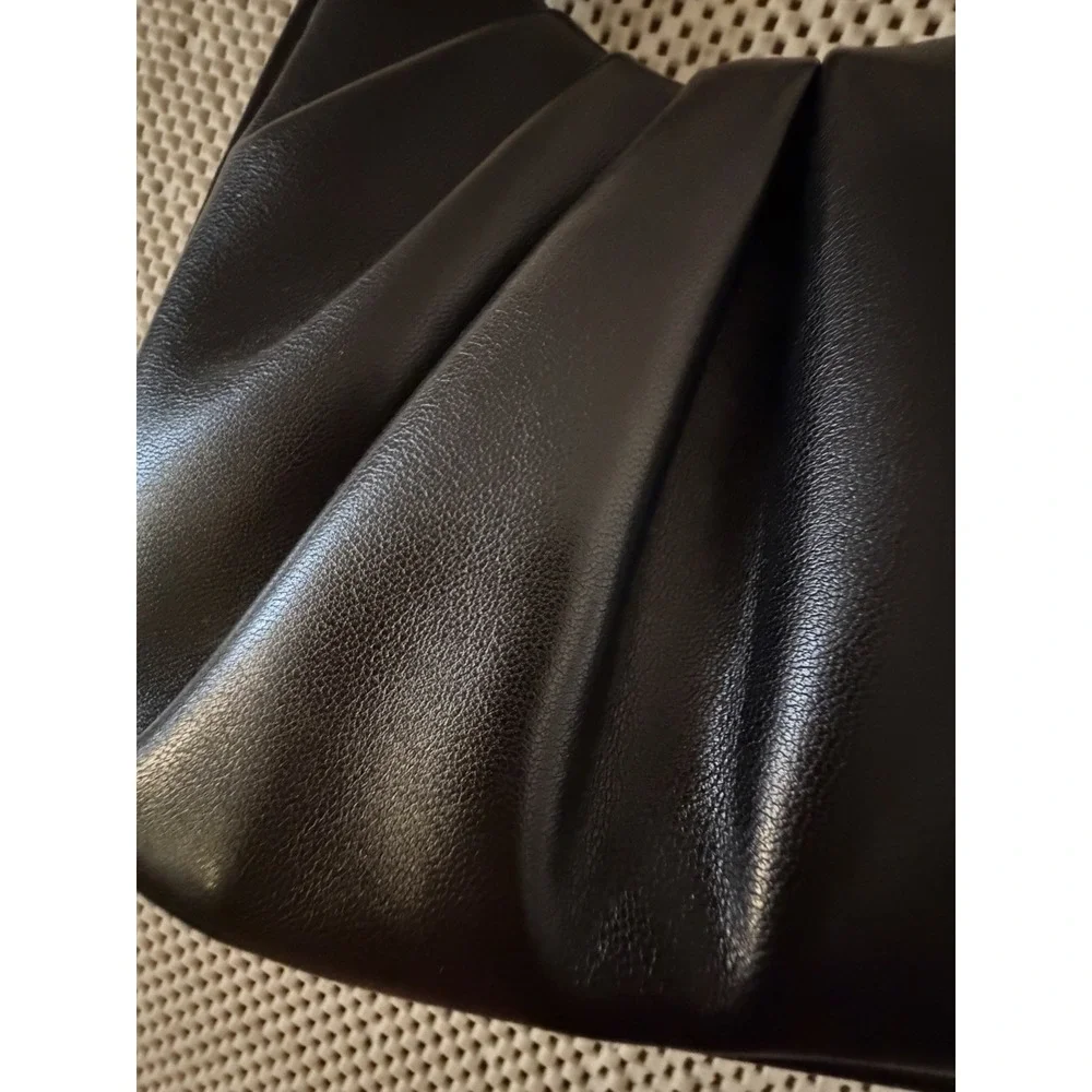JW PEI Gabbi Ruched Mini Hobo Shoulder Bag BLACK Nordstrom Y2K 90s Style Chic